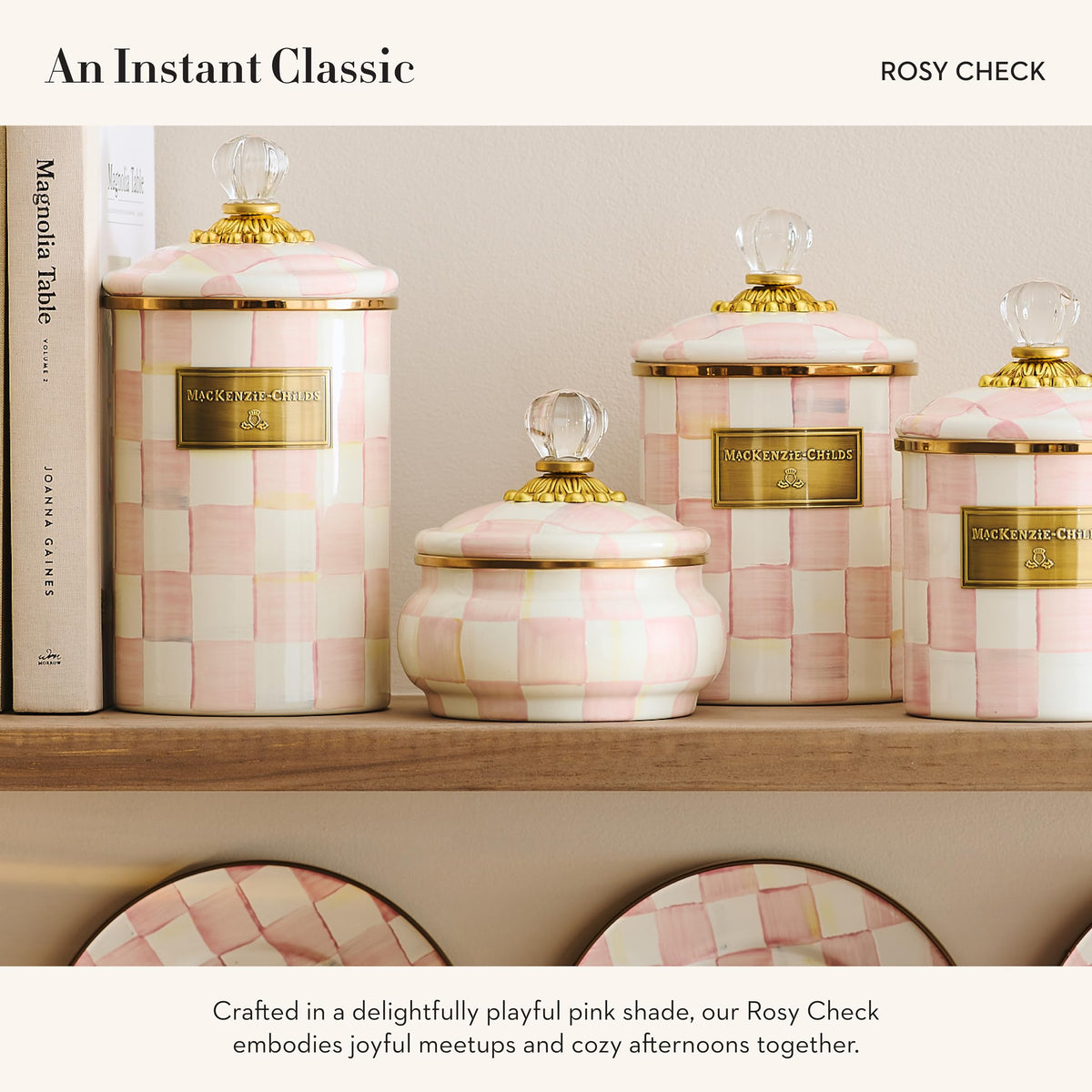 Enamel Squashed Pot
