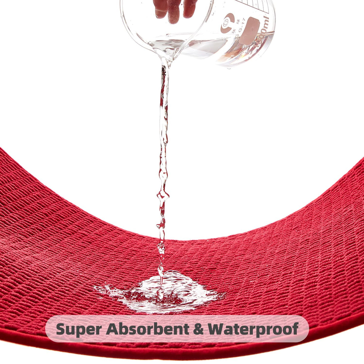 Christmas Bathroom Rugs Non Slip Washable (24 Sq Ft)