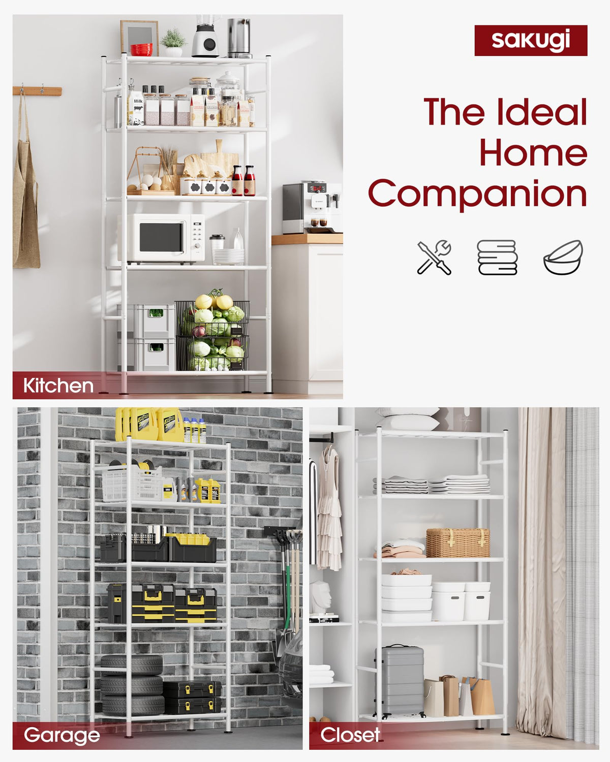 Storage Shelves (5 Count)
