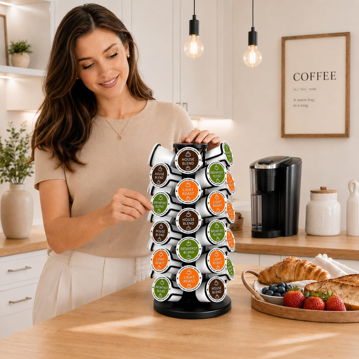 Coffee Pod Holder for 40 Pods