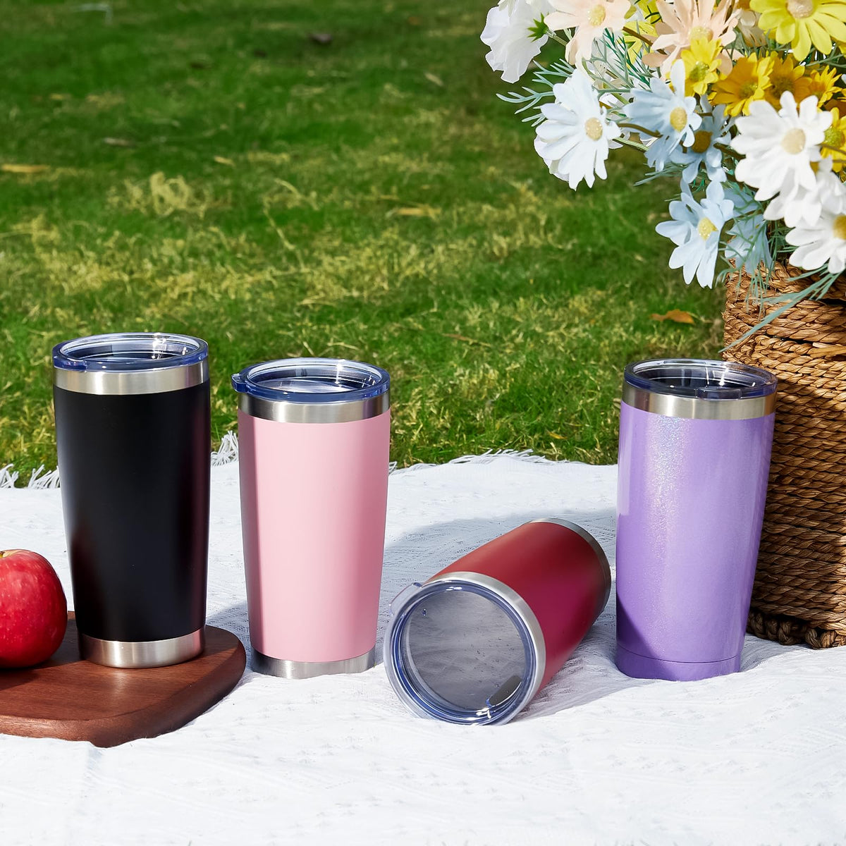 20oz Tumbler Cup Double Wall Vacuum Insulated Travel Mug Bulk