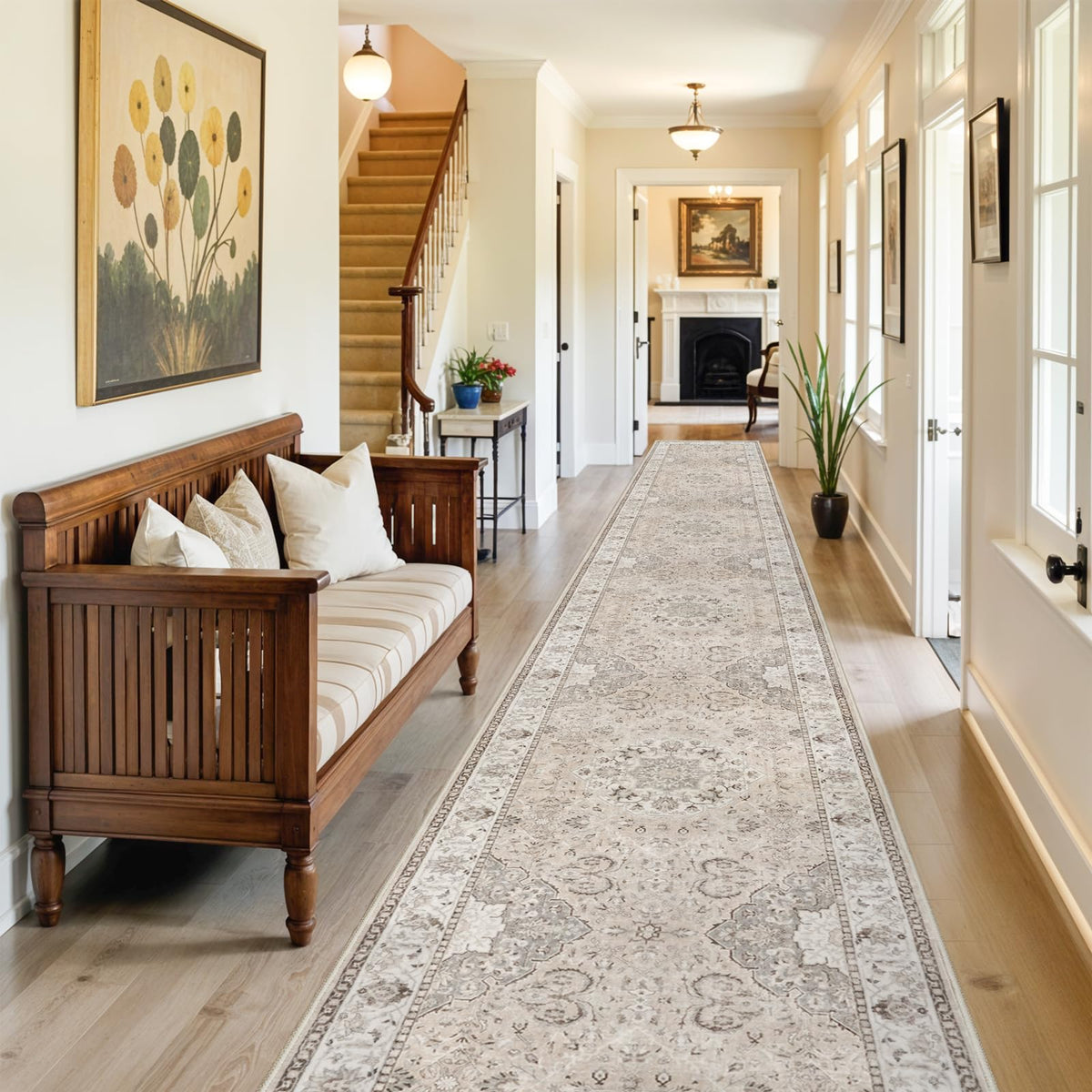 Hallway Washable Runner Rug