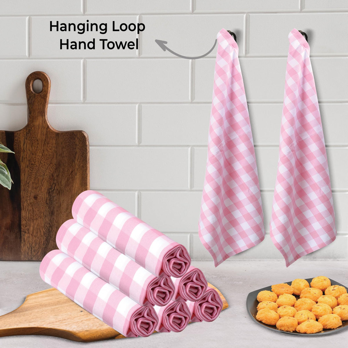 Kitchen Towels Cotton Dish Towels 20”x30” (6 Count)