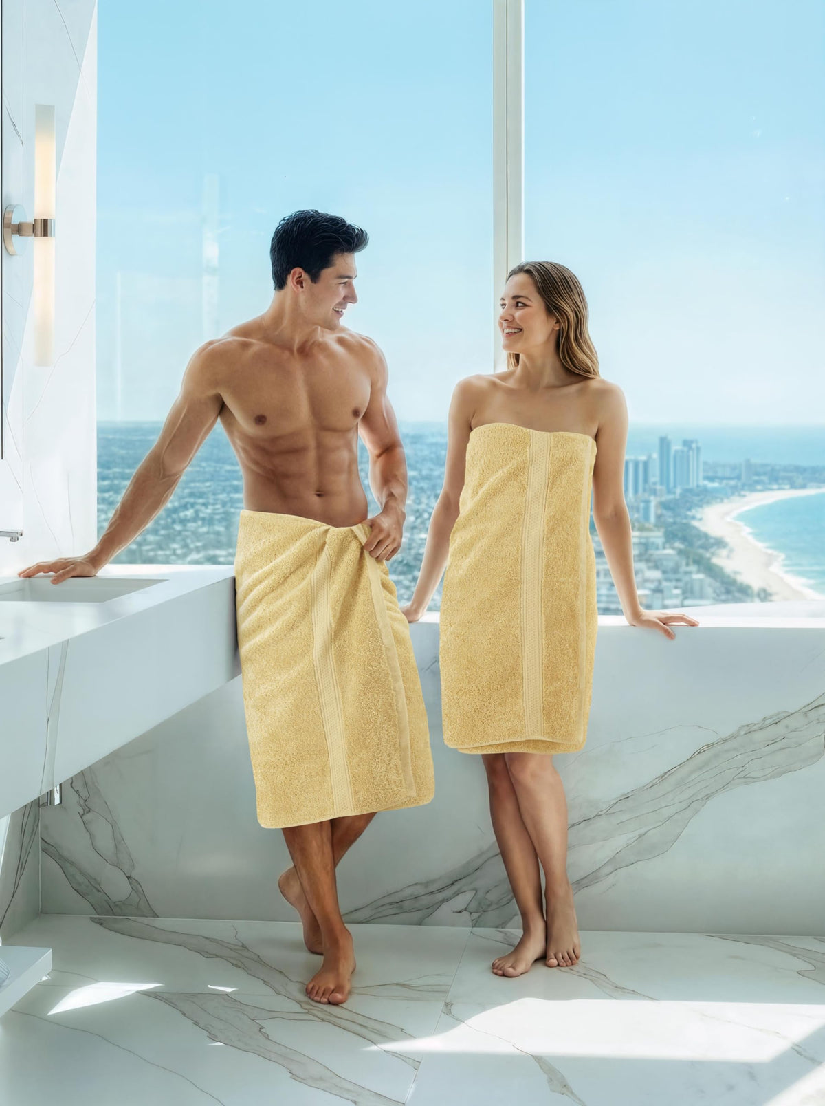 4 Pack Premium Bath Towels (4 Count)