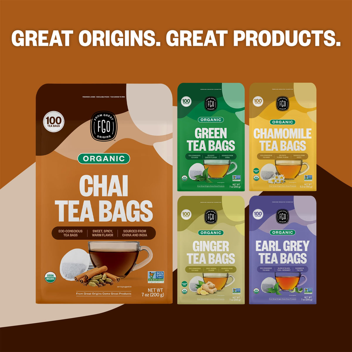 Organic Chai Tea (100 Count)