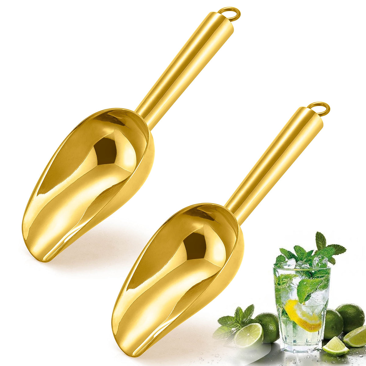 3oz Mini ice Scoop Set of 2 (2 Count)