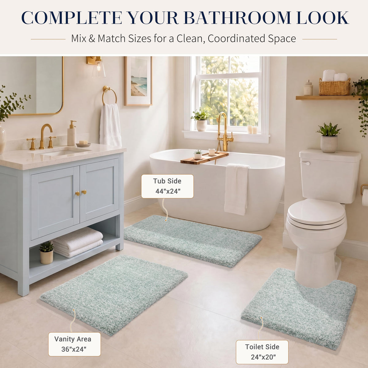 Bath Rugs for Bathroom 32X20