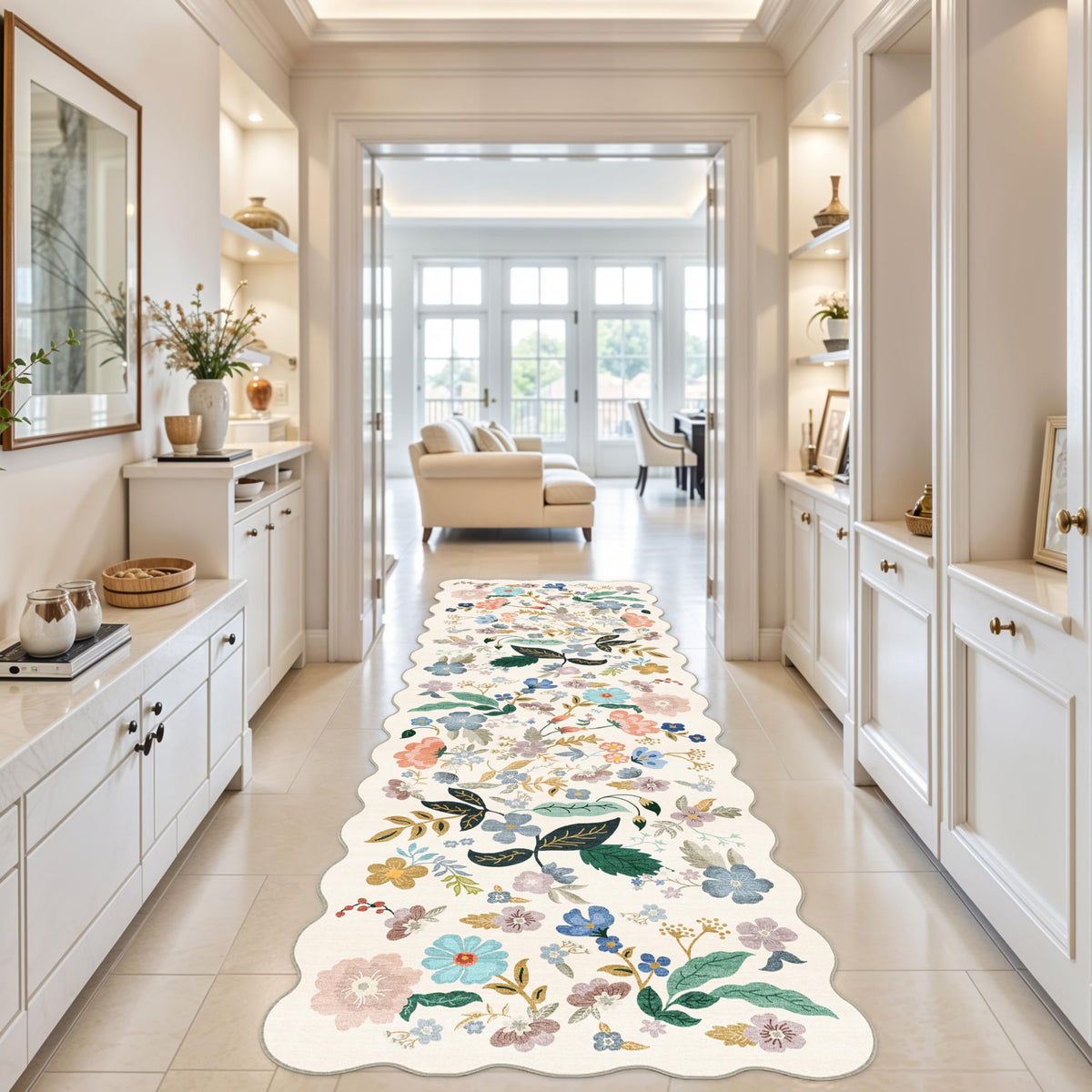 Hallway 4x10 Washable Area Rugs (40 Sq Ft)