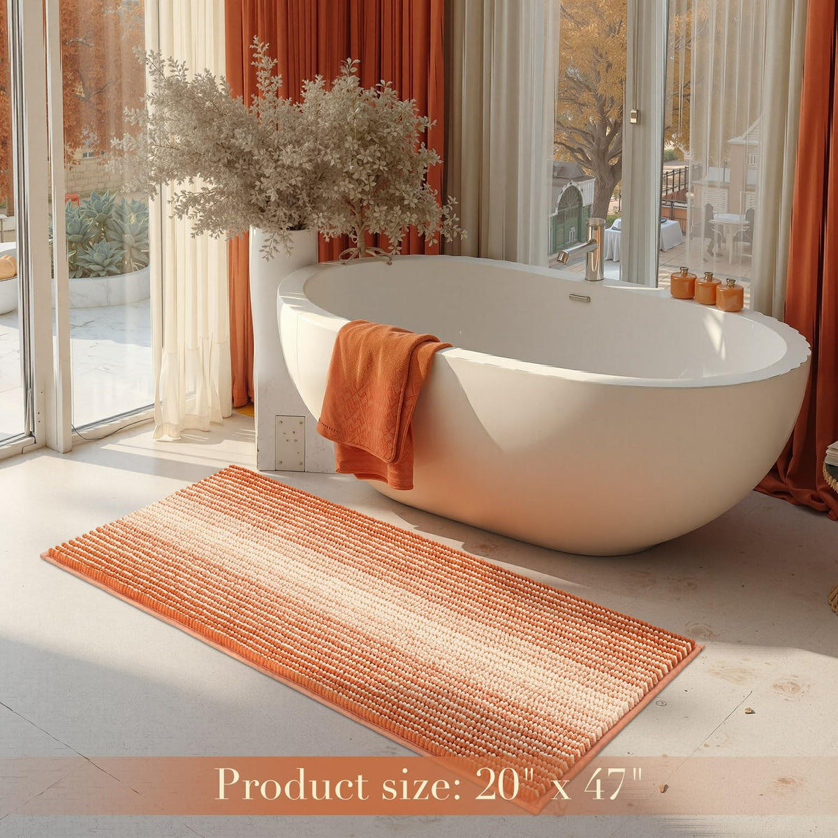 Large Bathroom Rugs Runner