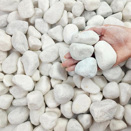 40 lbs White River Rocks for Garden