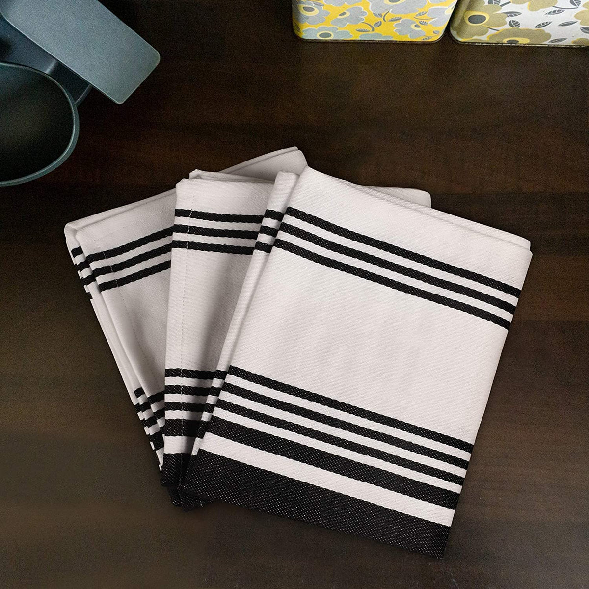 Kitchen Towels Cotton Dish Towels 20”x30” (3 Count)