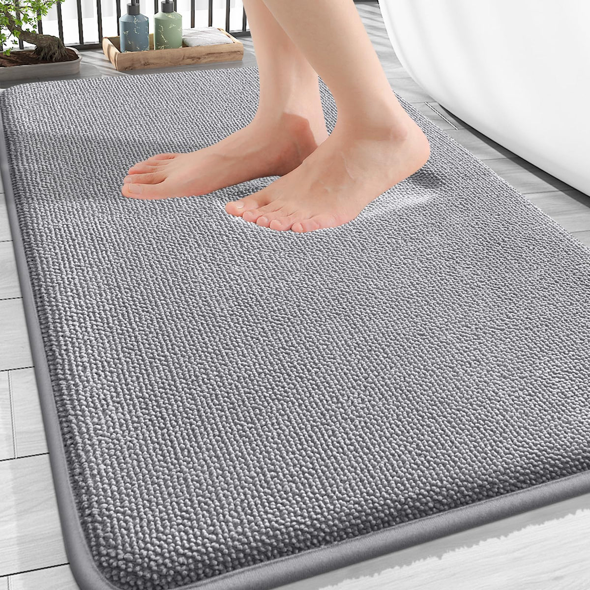 Thick Memory Foam Bathroom Rugs 34x21