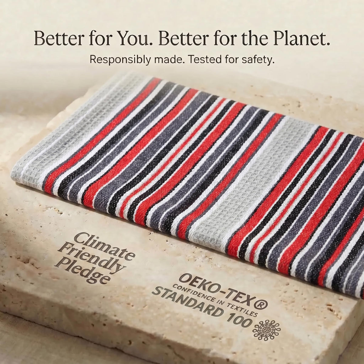 Kitchen Towels Cotton Dish Towels 20”x30” (6 Count)