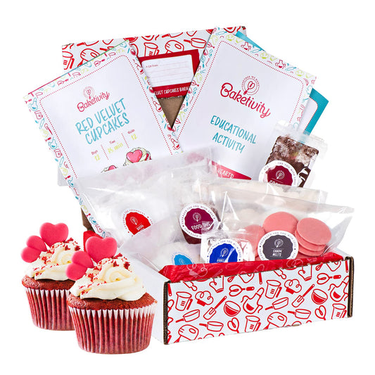 Red Velvet Kids Baking Set with Pre (15 Count)