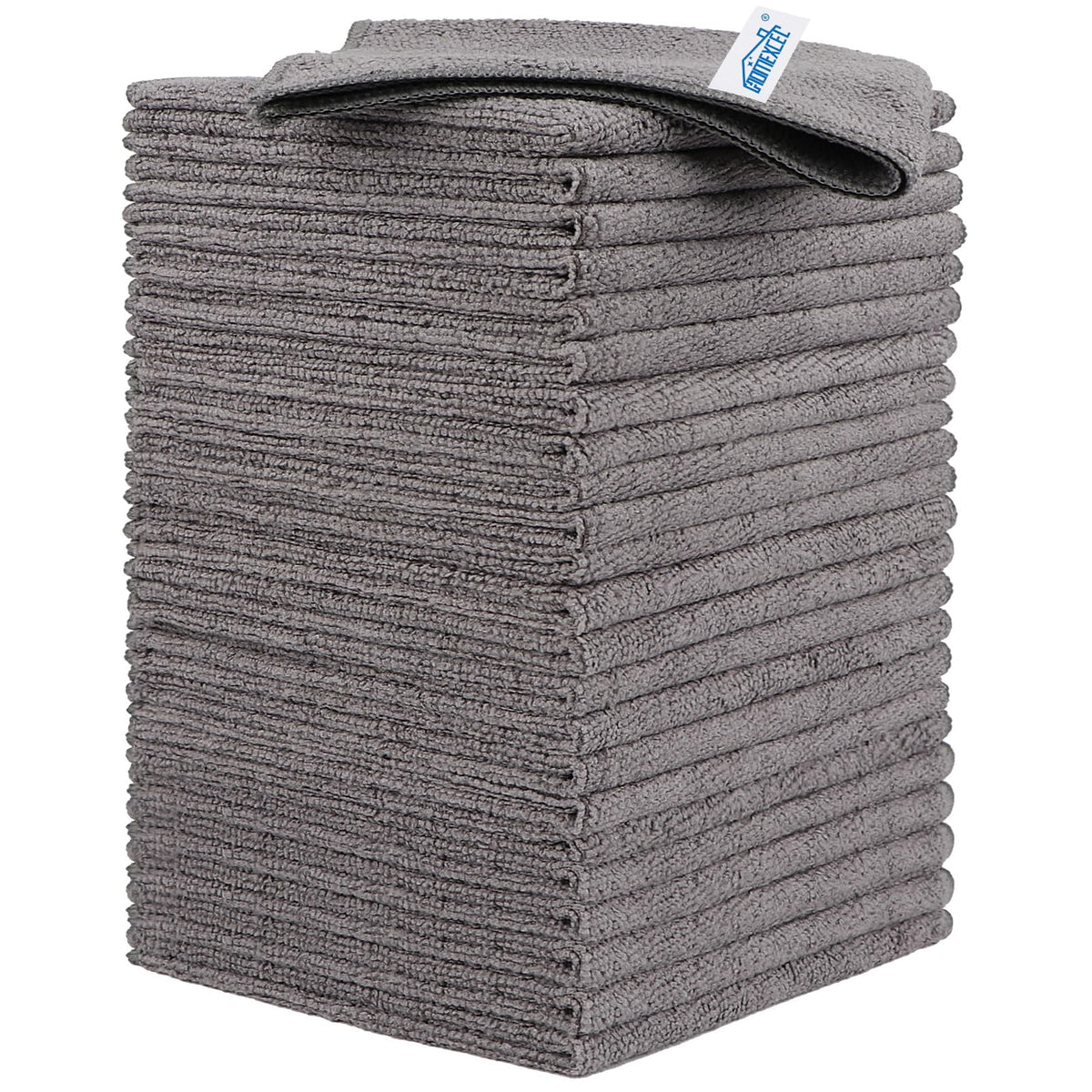 Grey Microfiber Cleaning Cloth (24 Count)
