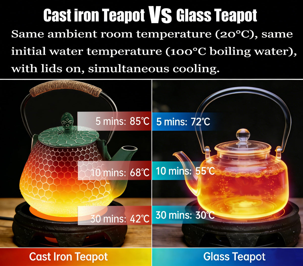 1000ml Japanese Cast Iron Teapot