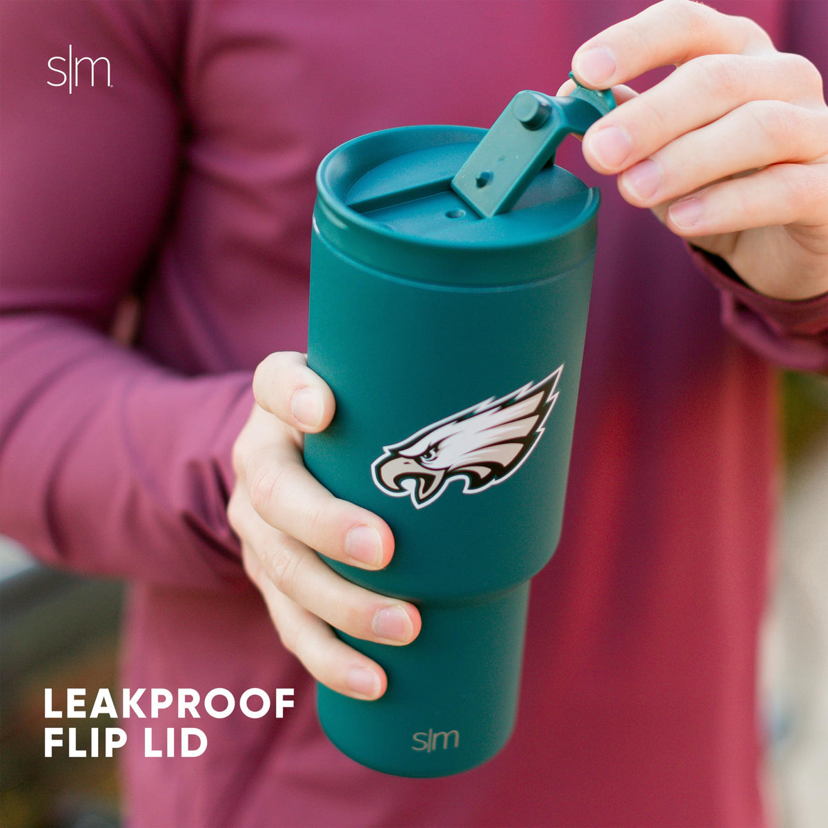 New Orleans Saints Tumbler with Flip Lid