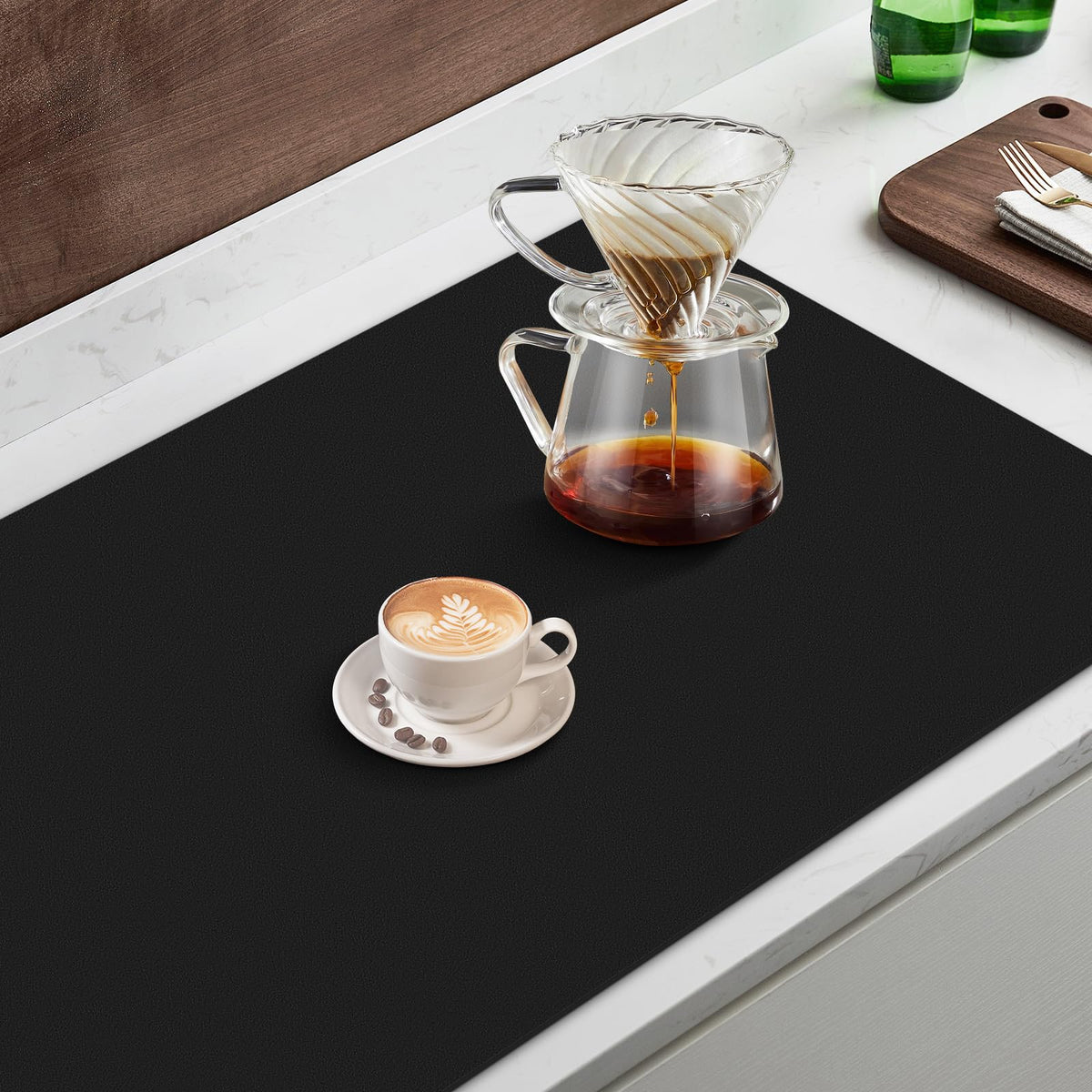 Coffee Mat Super Absorbent Dish Drying Mat Coffee Bar Mat 16"x 24"
