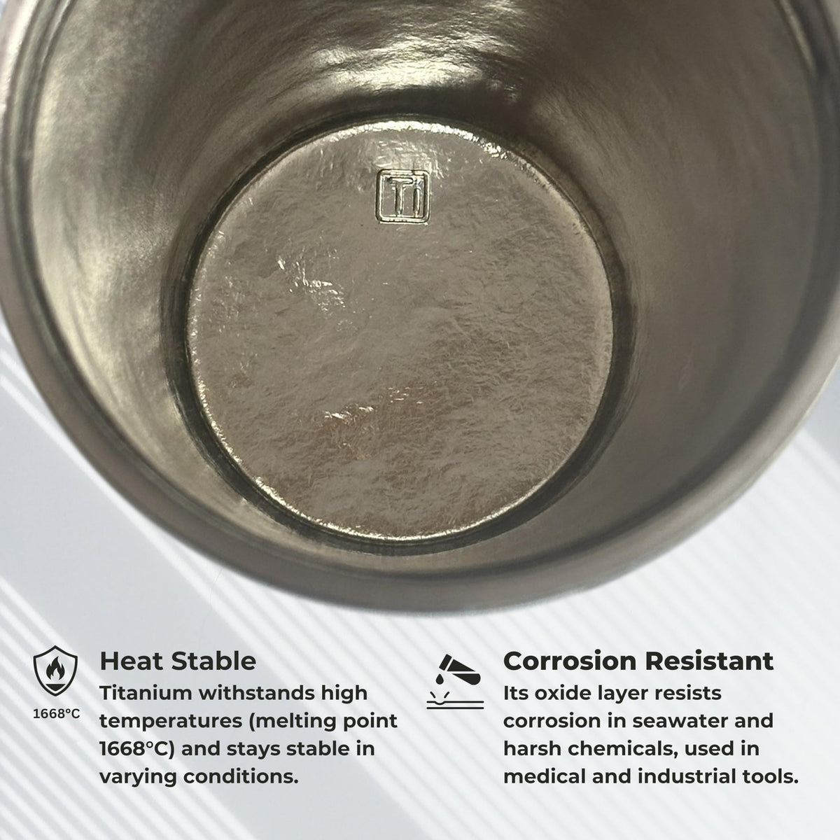 Ti Zen Pure Titanium Travel Coffee Mug