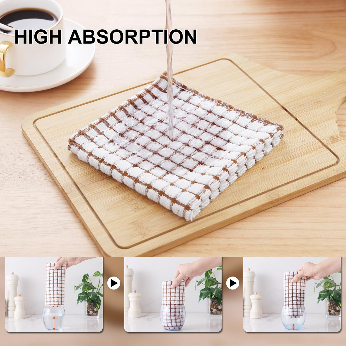 Cotton 12 Pack Terry Kitchen Towels (12 Count)