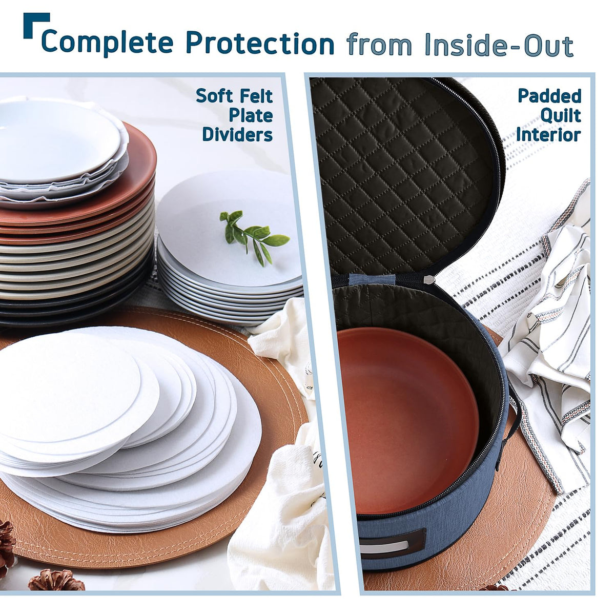 Fine China Storage Containers Hard Shell 5 Piece Set