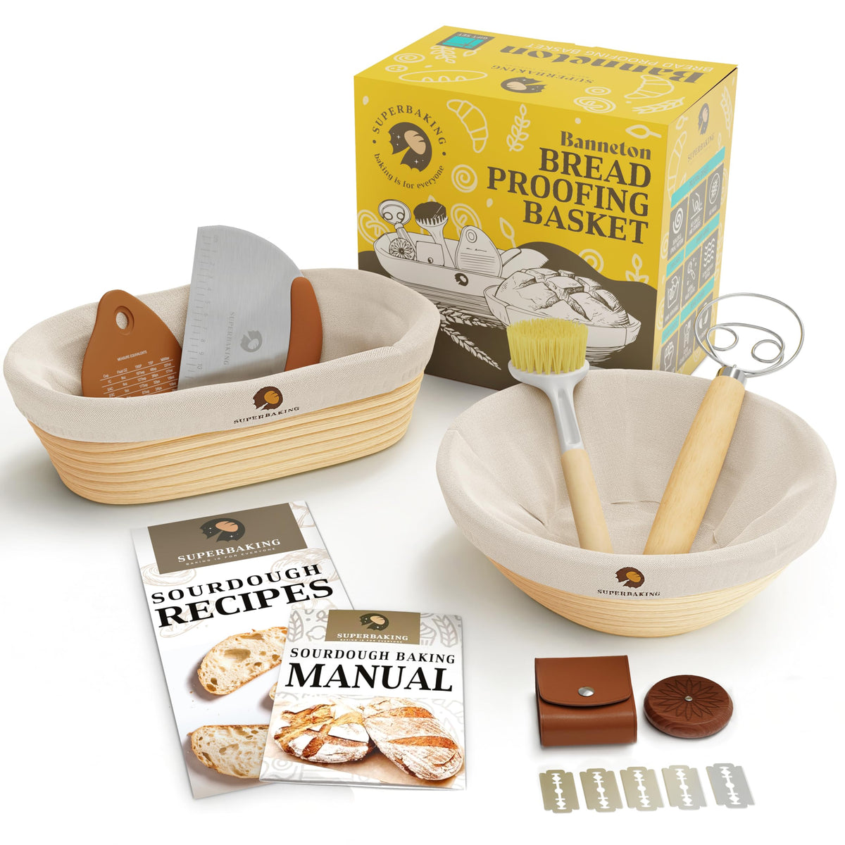 Sourdough Banneton Bread Proofing Basket