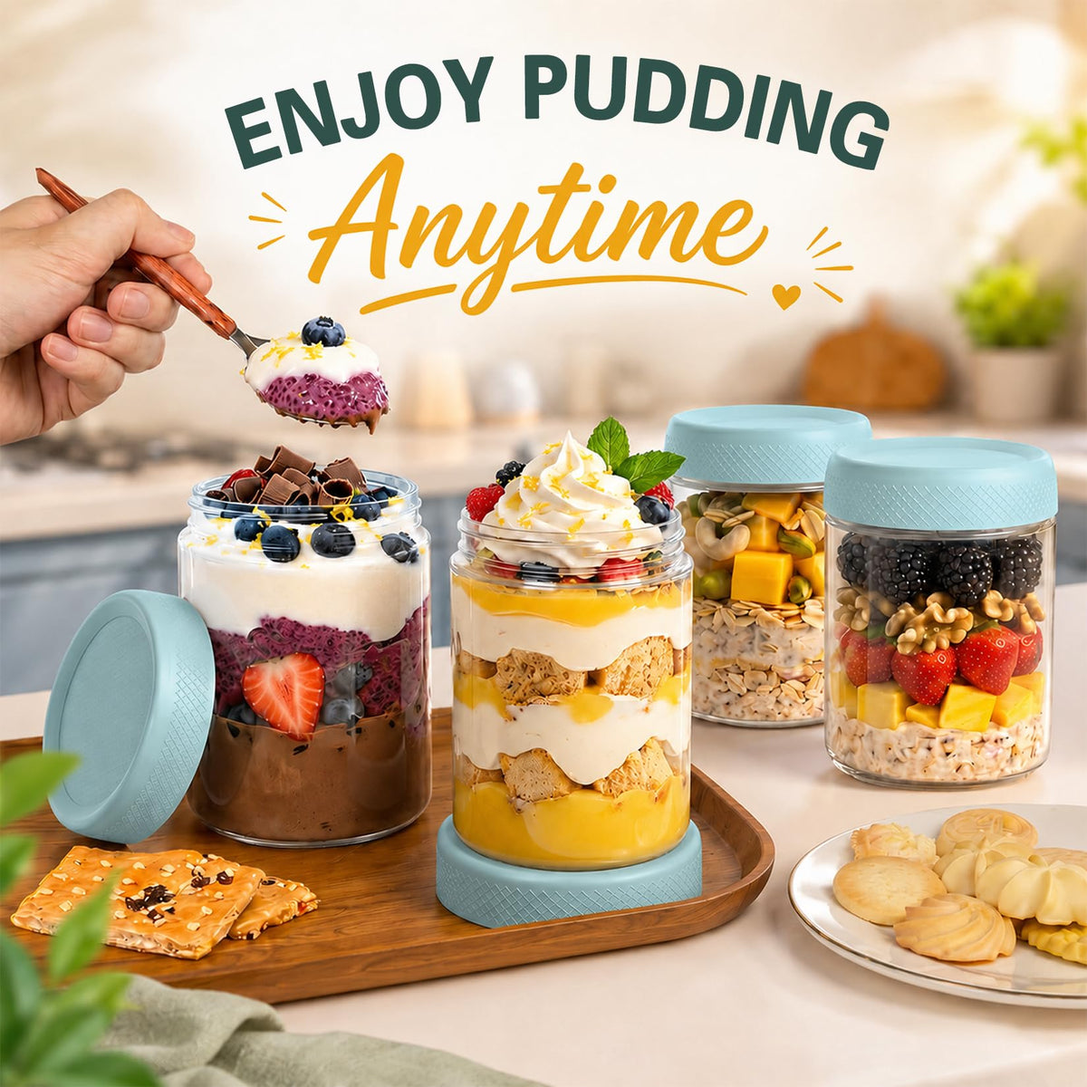 Mason Jars 16oz with Lids (12 Count)