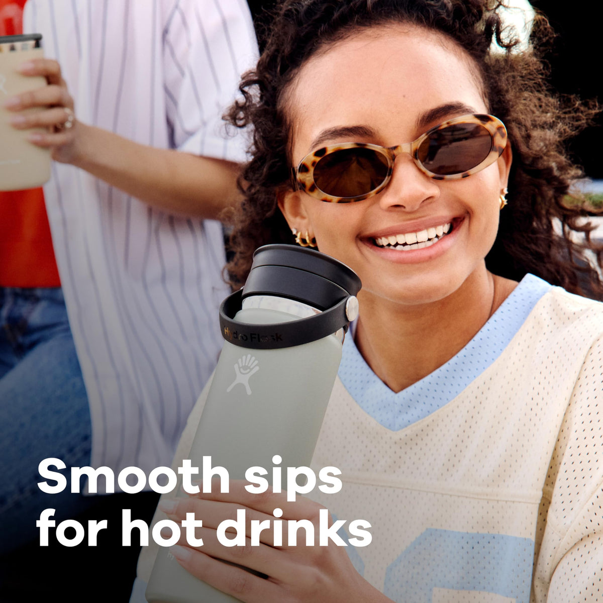 Wide Mouth with Flex Sip Lid