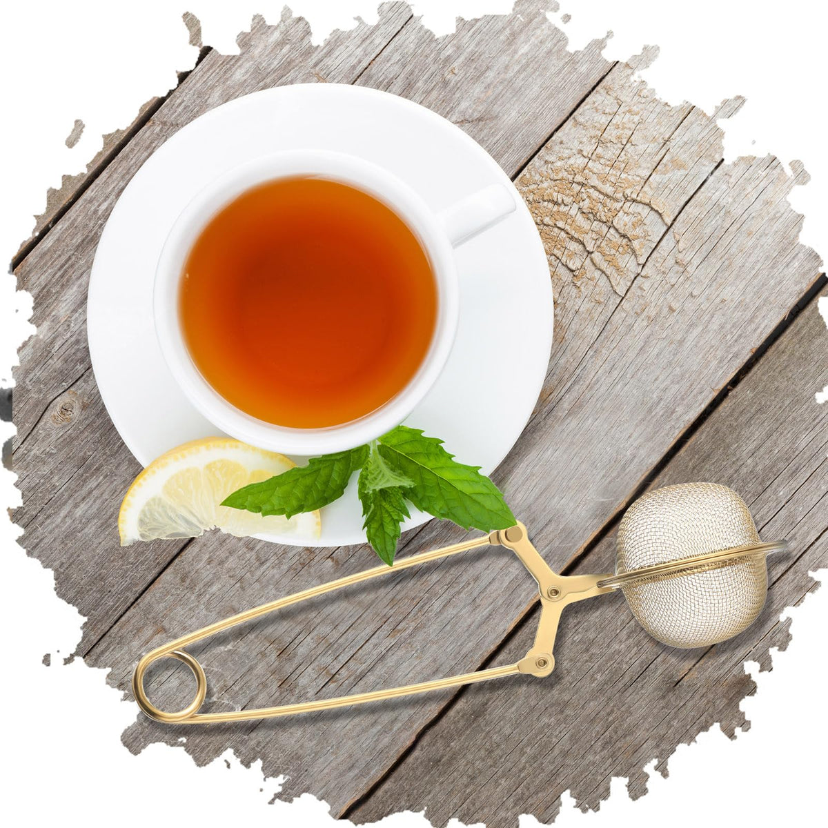 20 Pcs Loose Leaf Tea Infuser Stainless Steel Mesh Snap Tea Ball Strainers with Handle Metal