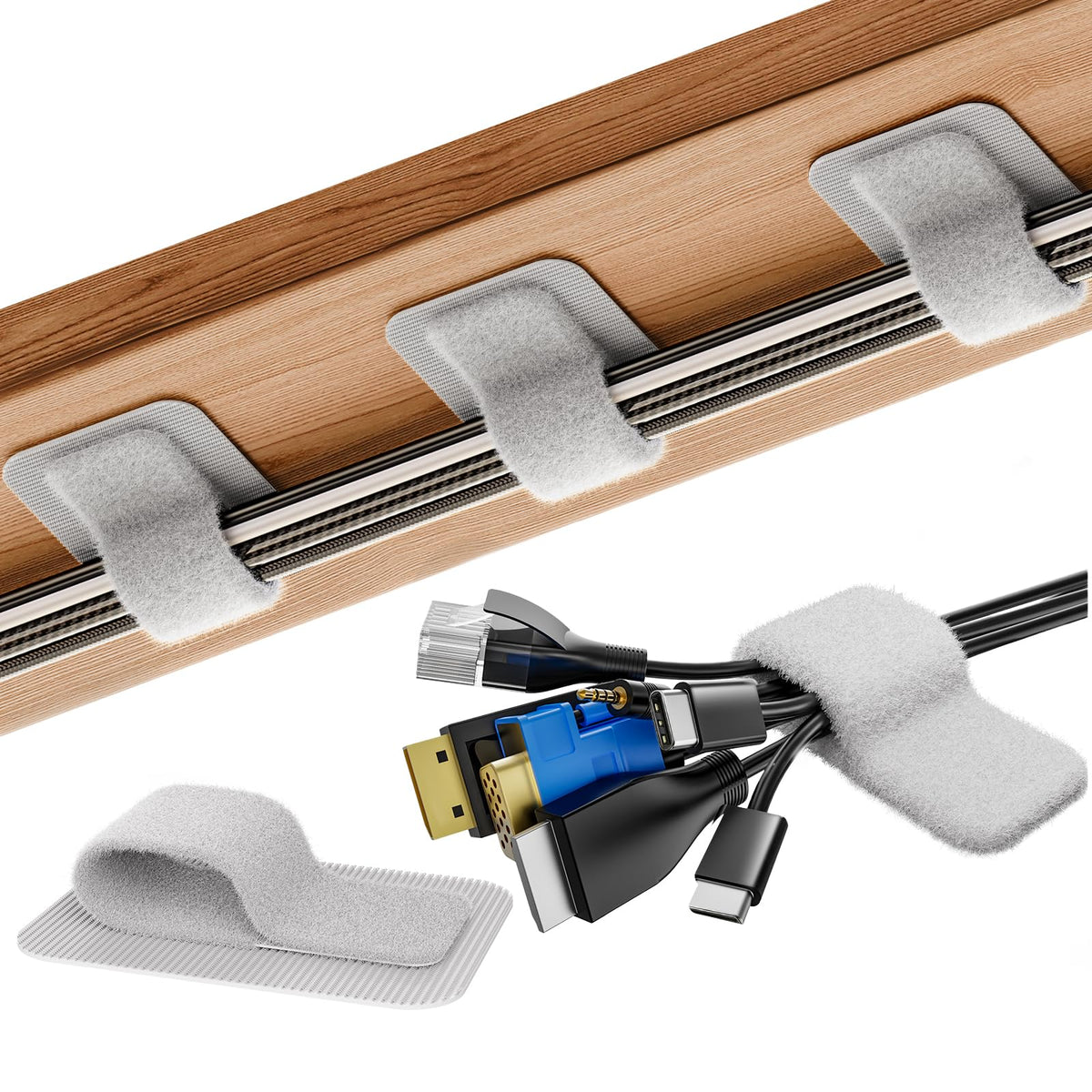 Cable Management Under Desk (30 grams)