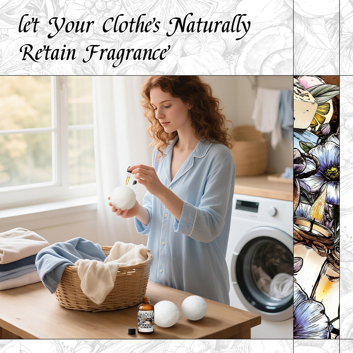 Fresh Linen Fragrance Oil for Laundry