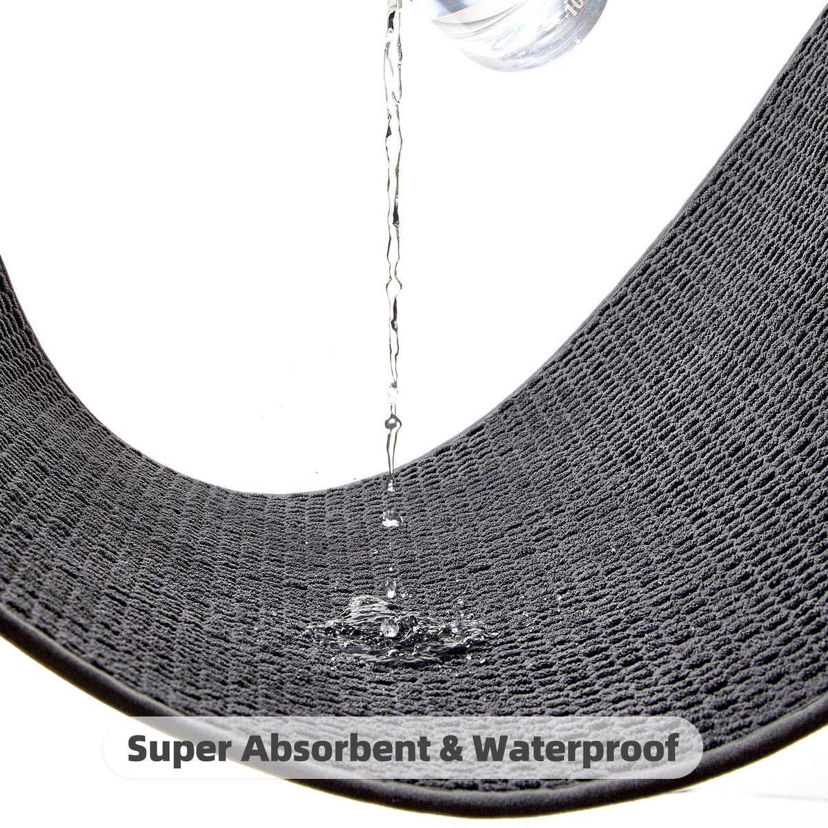 Large Bathroom Rugs Non Slip Washable Bath Rugs Super Absorbent Bathroom Rug Thin Quick Dry Low Pile Bath Mats (15 Sq Ft)