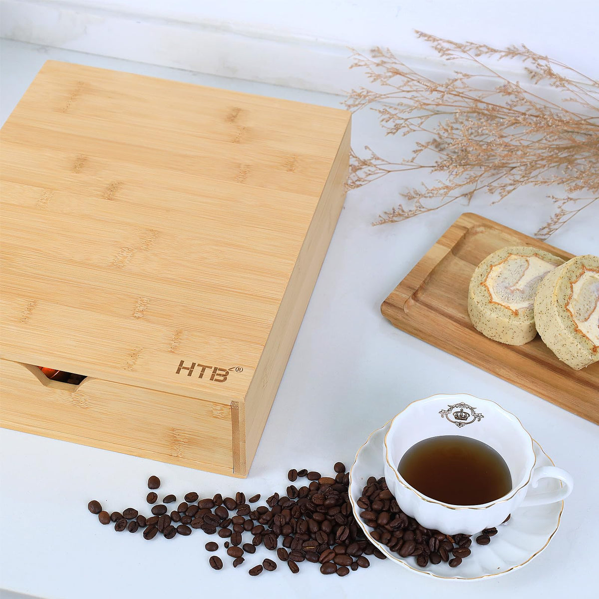 K Cup Holder Compatible Coffee Pod Storage Drawer
