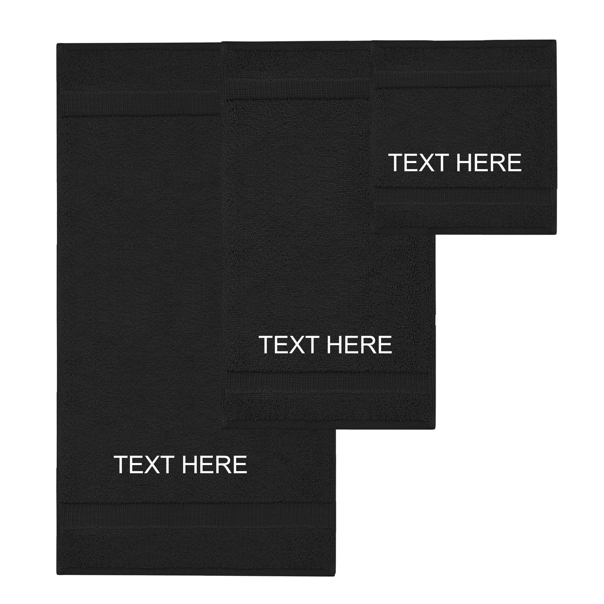 100% Cotton Personalized 3 (3 Count)