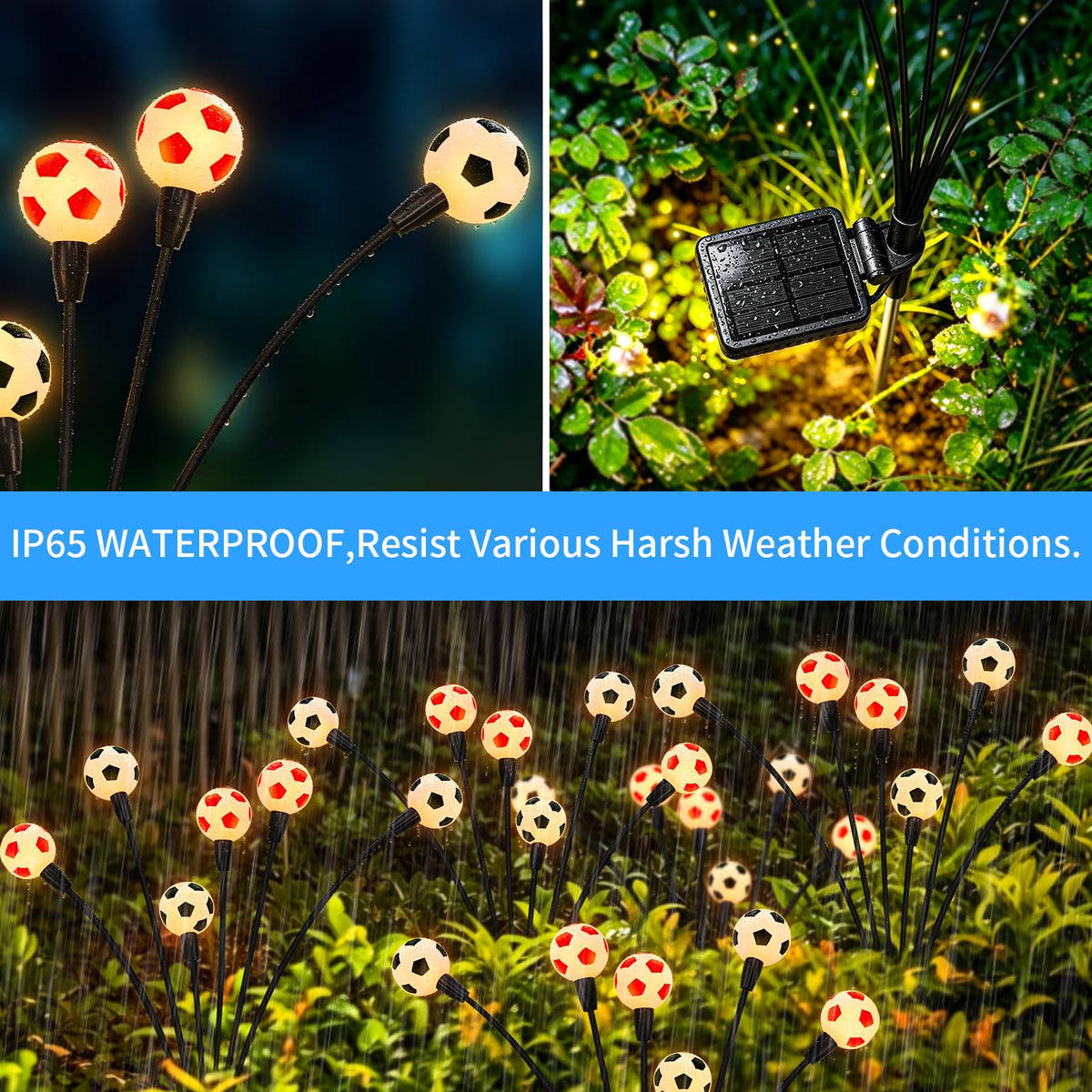 2026 Solar Soccer Lights (8 Count)