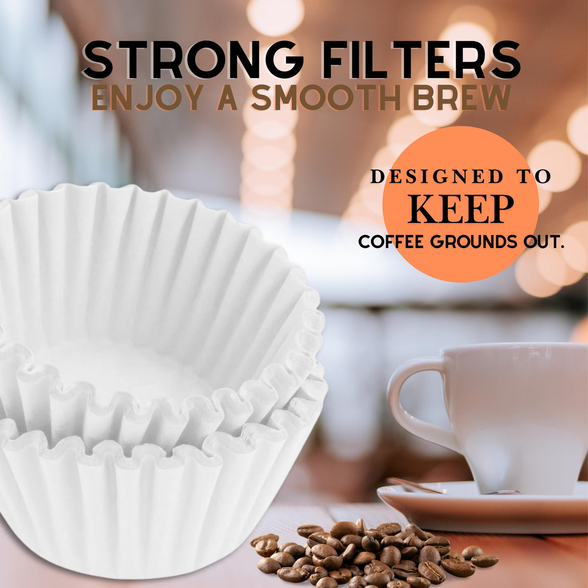 12 Cup Commercial Coffee Filters (500 Count)