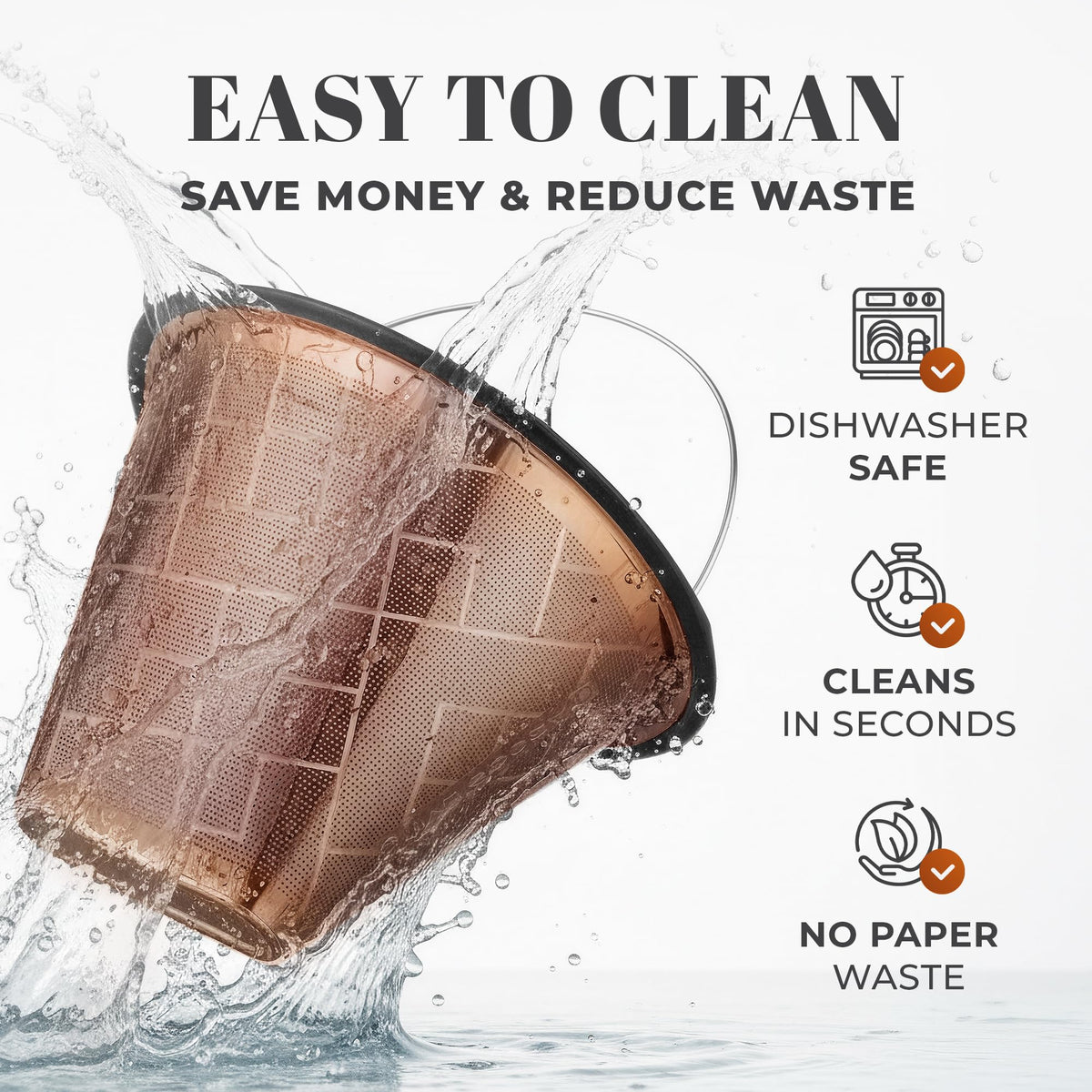 Reusable #4 Coffee Filter for Technivorm Moccamaster KBGV and KBT Coffee Machines