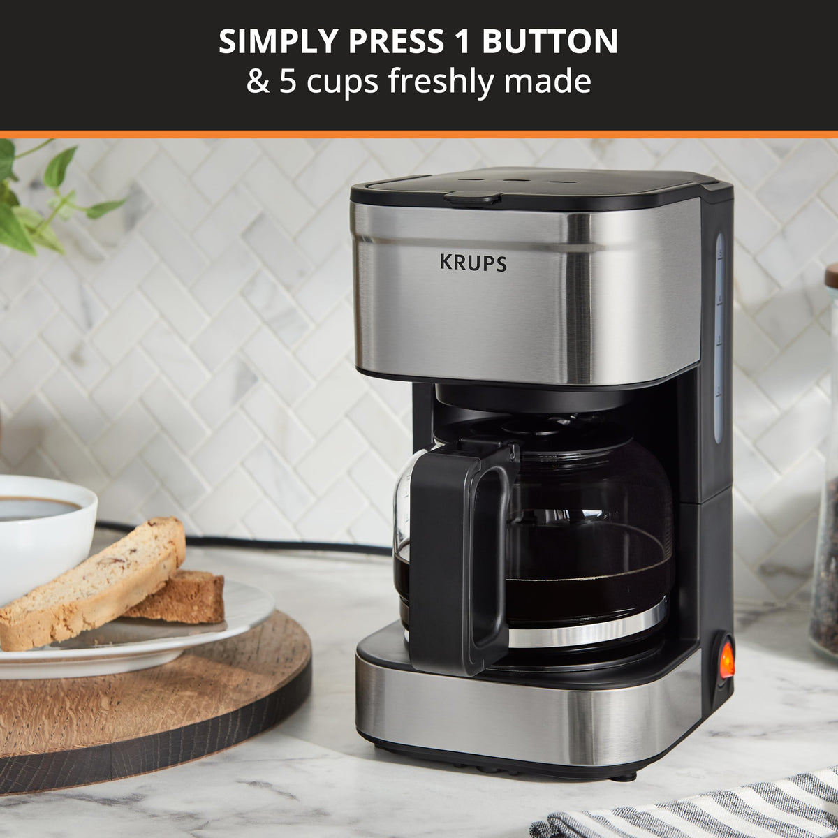 Simply Brew Compact 5 Cup Coffee Maker