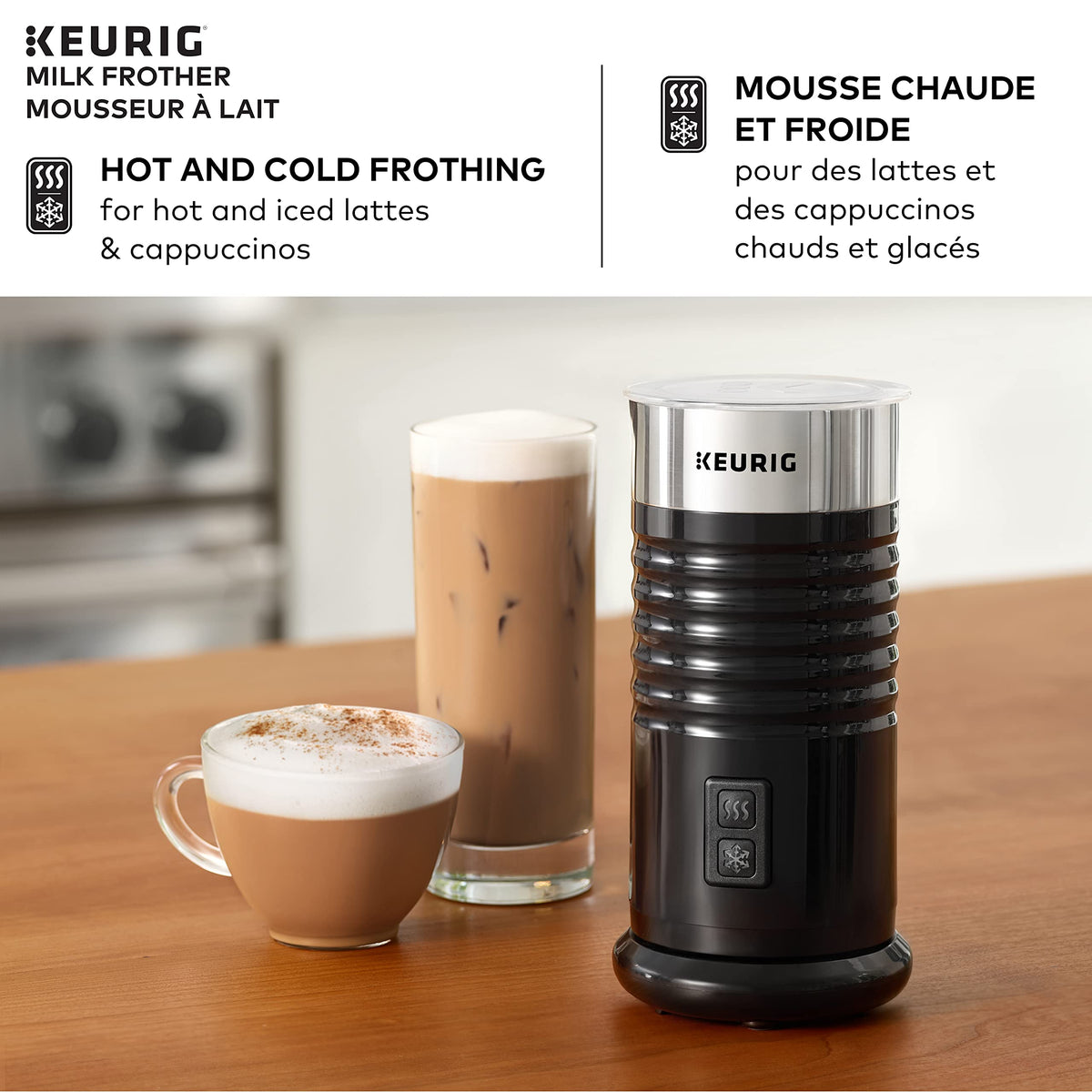 Milk Frother For Lattes And Cappuccinos