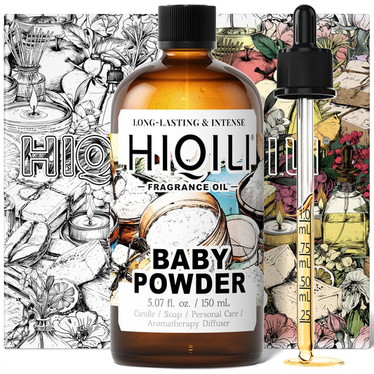 Baby Powder Fragrance Oil for Perfume & Laundry Detergent (5.07 Fl Oz)