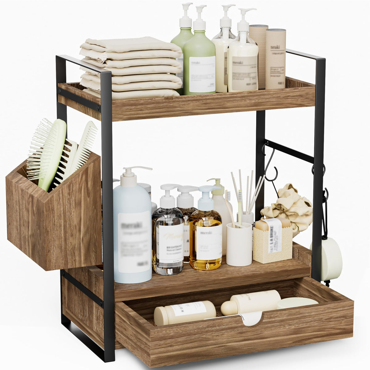 2 Tier Bathroom Counter Organizer