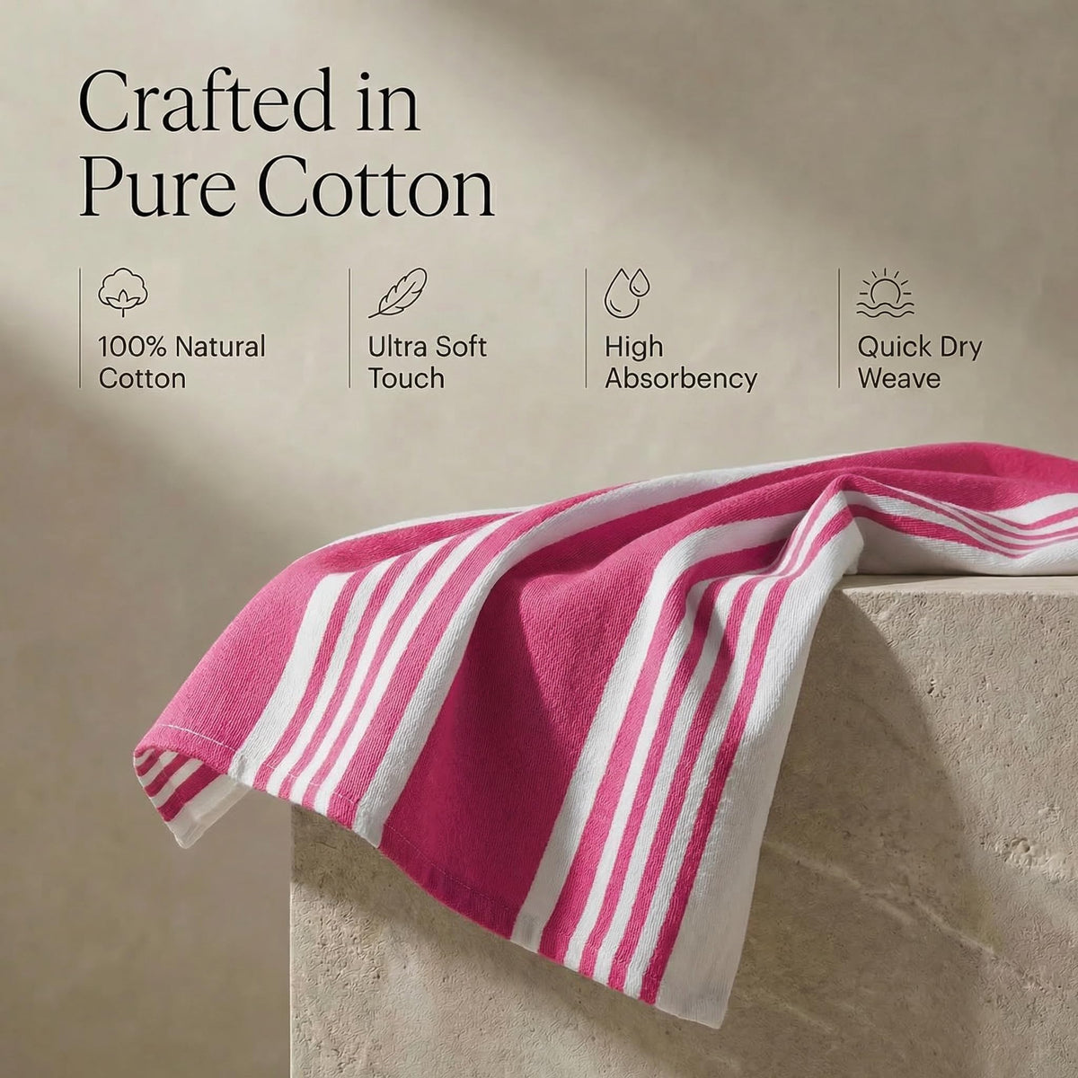 Kitchen Towels Cotton Dish Towel 20”x30” (6 Count)