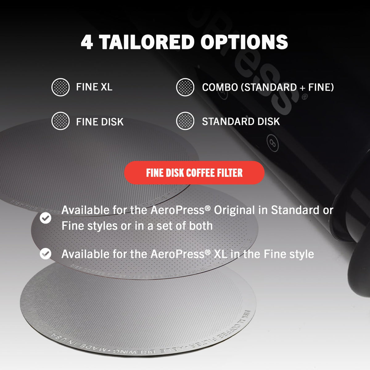 Able DISK Stainless Steel Coffee Filter