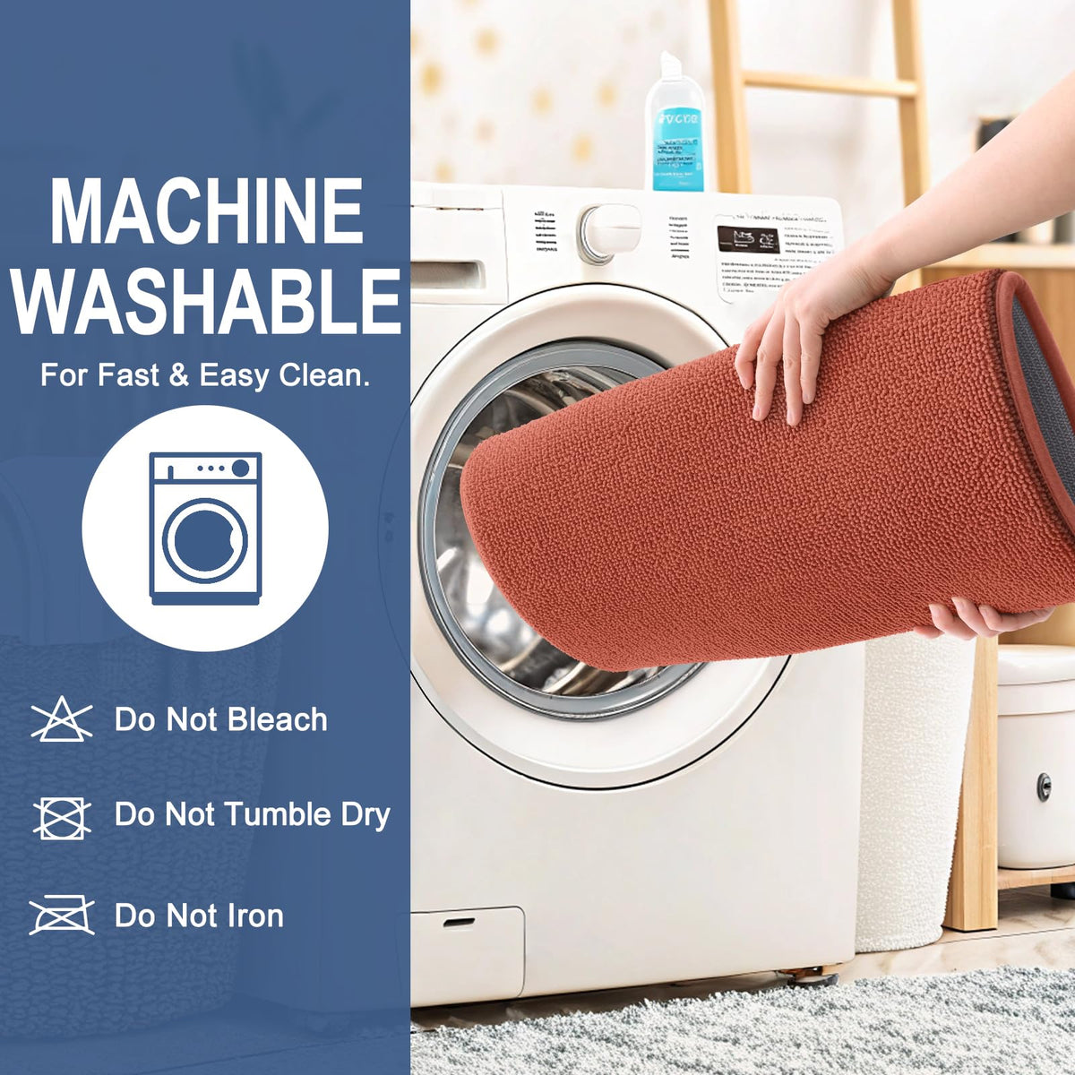 Memory Foam Bathroom Runner Rugs 59x24