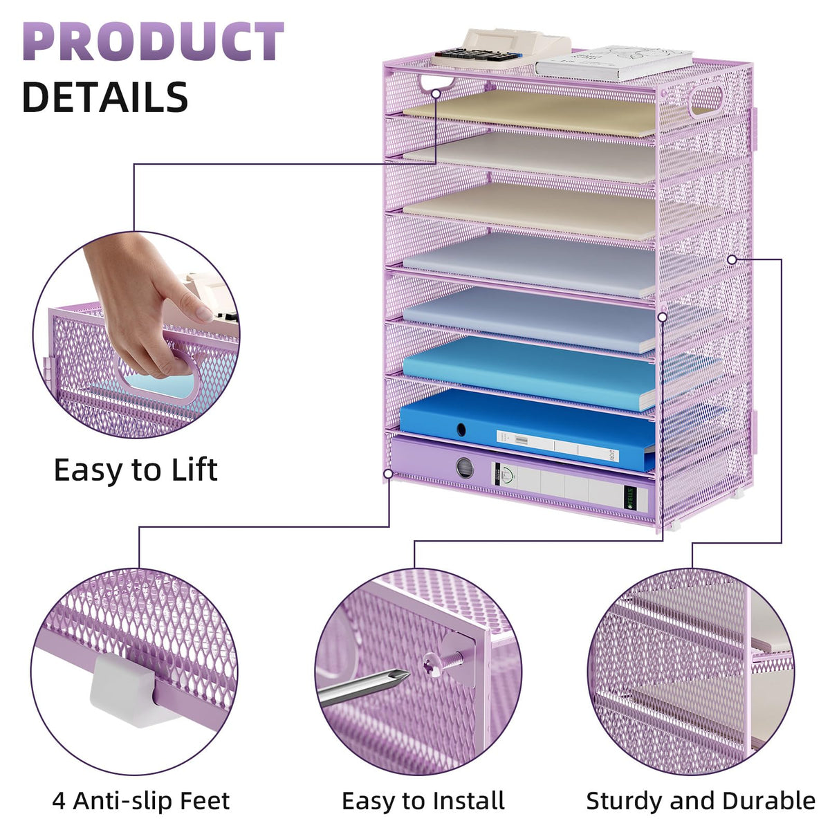 Paper Organizer Letter Tray
