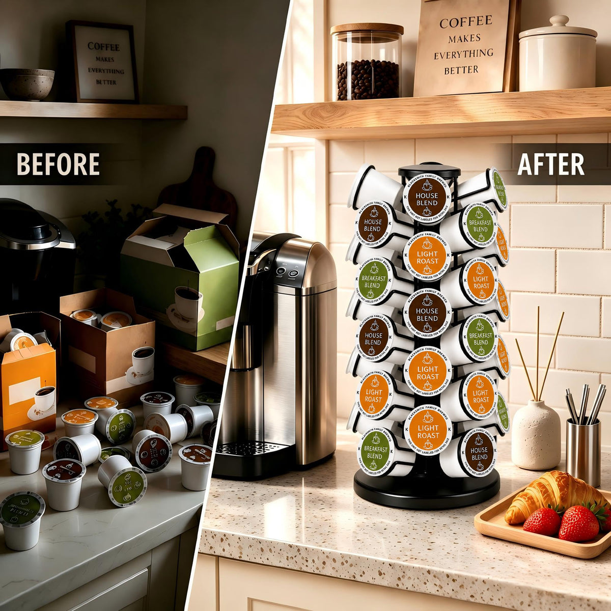 Coffee Pod Holder for 40 Pods