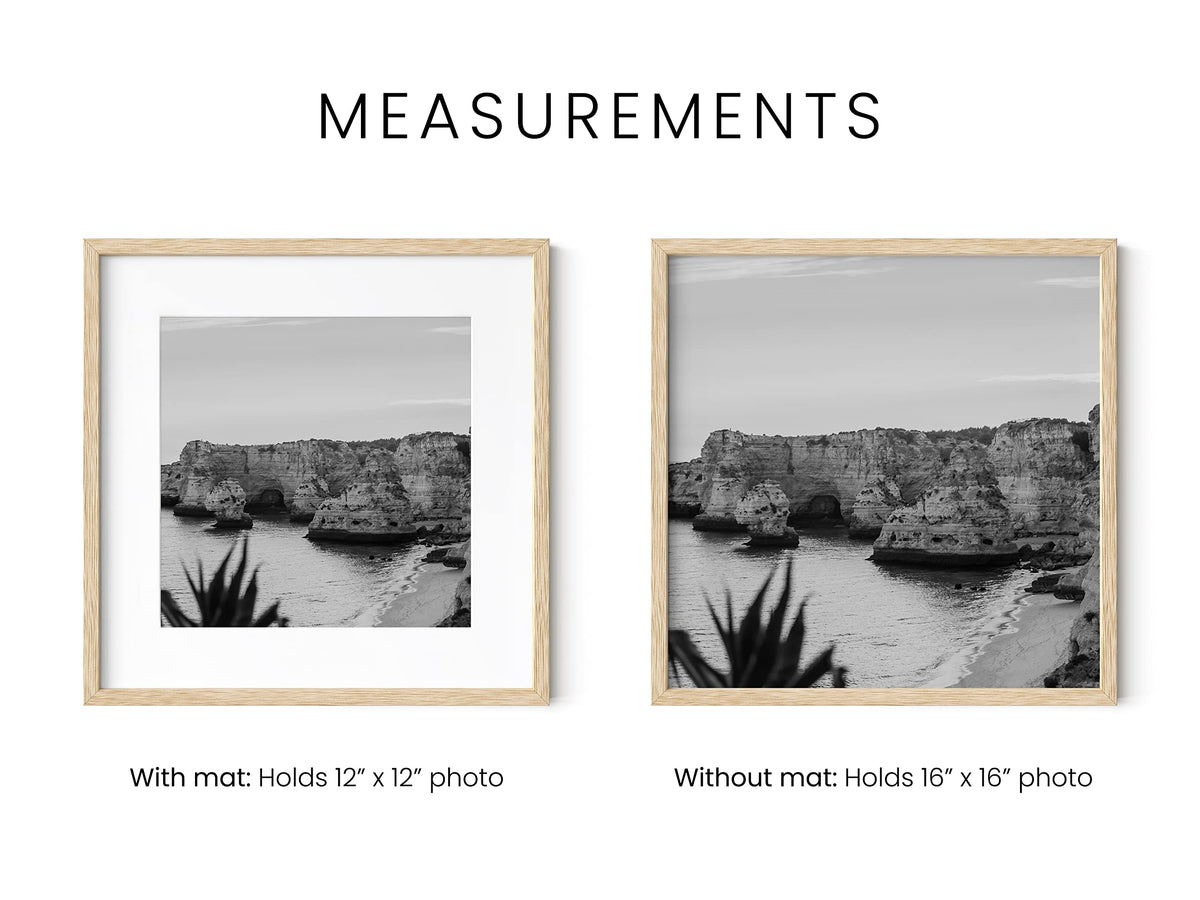 Beige Oak Wood 16x16 Picture Frames (4 Count)