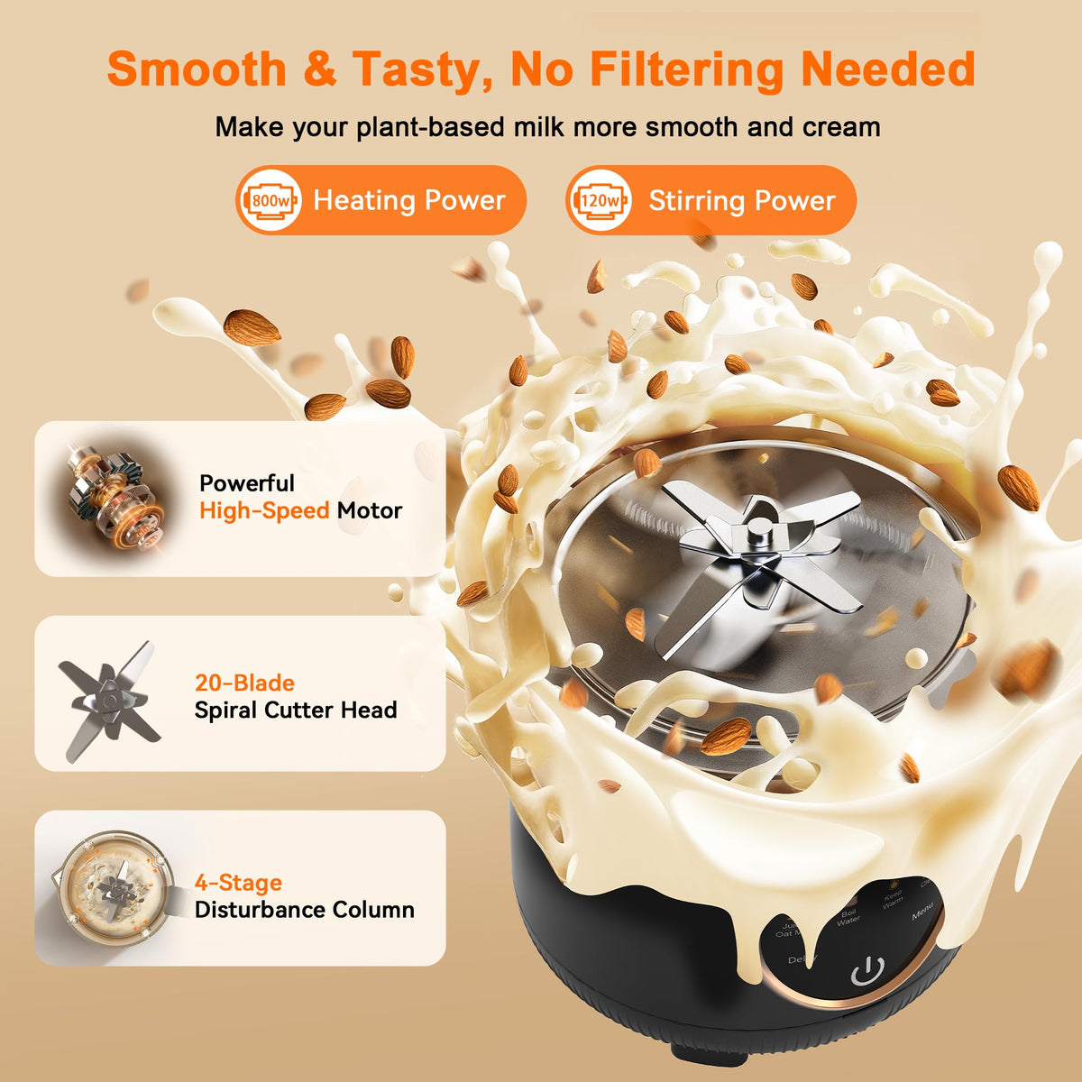 50oz Nut Milk Maker Machine