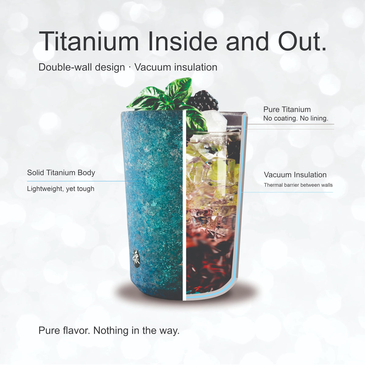 Ti Zen Titanium Travel Coffee Mug