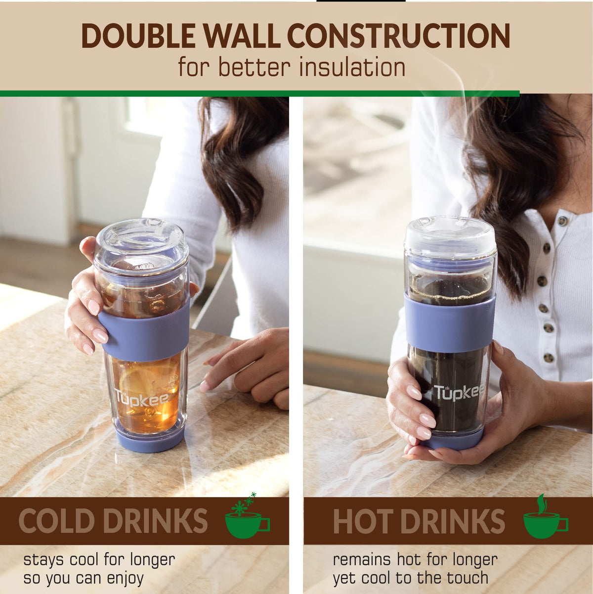 Double Wall Glass Tumbler